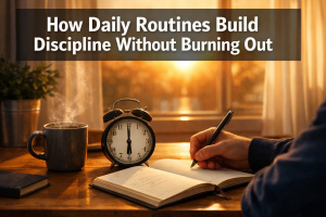 How Daily Routines Build Discipline Without Burning You Out