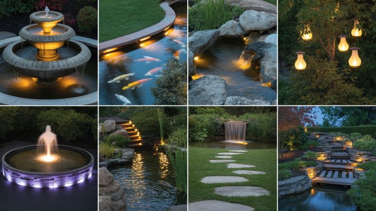 garden lighting for water features